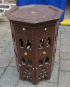 Asian octaganal occasional table