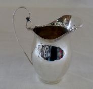 Small silver cream jug London 1919 weigh