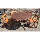 Patio table & 4 chairs