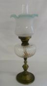 Brass paraffin lamp