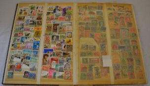Mixed collection of stamps in brown stoc