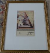 Dali framed print 45 cm x 55 cm