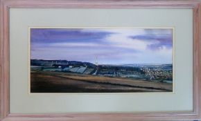 Watercolour of Louth by David Cuppleditc