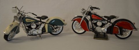 2 Indian motorcycle models