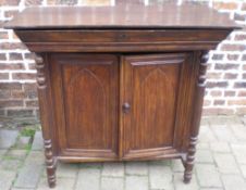 Cupboard with single top draw & pair of