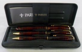 Parker 'Sonnet' trio pen set