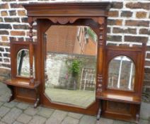 Large overmantle/chiffonier back