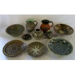 Assorted Fishguard and Alvingham pottery