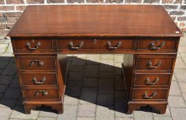 Georgian style pedestal desk