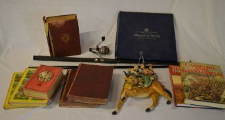 Various books, Oriental figure, Mappin &