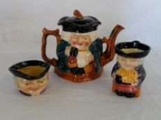 Shorter & son Staffordshire Toby tea set