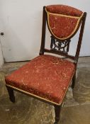 Victorian nursing chair