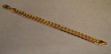 9ct gold bracelet, total weight 20g