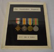 Group of Lincolnshire regiment medals in