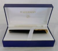 Waterman 'L'Etalon' black lacquer founta