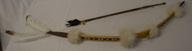 Ceremonial style display bow & arrow