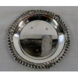 Small silver dish diam. 9 cm Sheffield 1