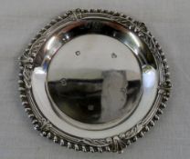 Small silver dish diam. 9 cm Sheffield 1