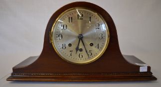 Napoleon hat style mantle clock