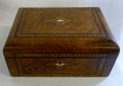 Wooden parquetry box