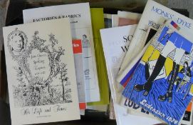 Assorted Lincolnshire books and programm