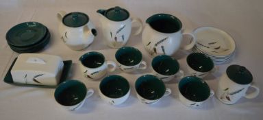 Denby Greenwheat part tea service