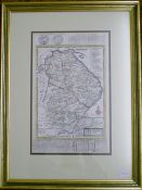 18th century map of Lincolnshire by Herm