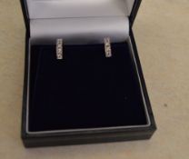 Pair of 14ct gold earrings