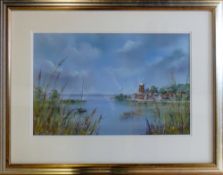 Large pastel picture by Horncastle artis