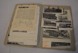 Scrap book of locomotives and railway ep