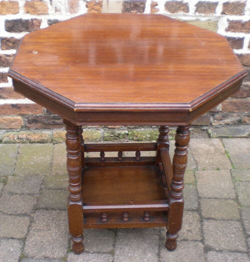 Edwardian octagonal table