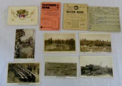 War related postcards inc Daily Mail War