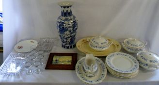 Various ceramics and glassware inc Colcl