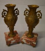 Pair of French garniture candlesticks, c