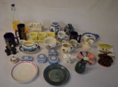 Ceramics including Wedgwood jasperware,