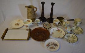 Royal Doulton cups & saucers, Hillstonia