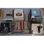 Box of classical CDs