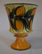 Large Alvingham pottery vase (af)