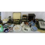 Assorted items inc silver plate, Limoges
