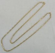 9ct gold necklace L 27" 10.9 g