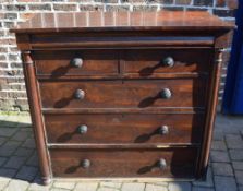 Victorian chest of drawers with a secret