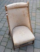 Early 20th century folding chair