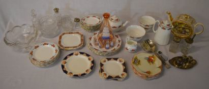 Various ceramics including Sadler teapot