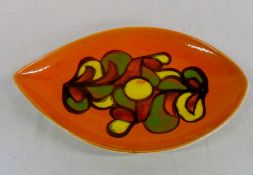 Poole pottery dish L 30 cm