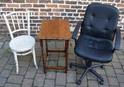 Bentwood chair, office chair and a 1930s