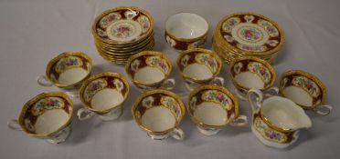 Royal Albert 'Lady Hamilton' part tea se