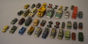 40 Lesney and TriAng die cast model cars