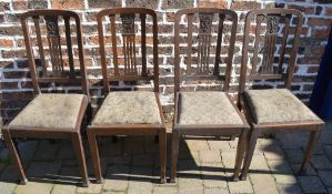 4 dining chairs