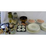 Assorted items inc Minton, West German v