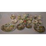 Various mixed ceramics including Royal A